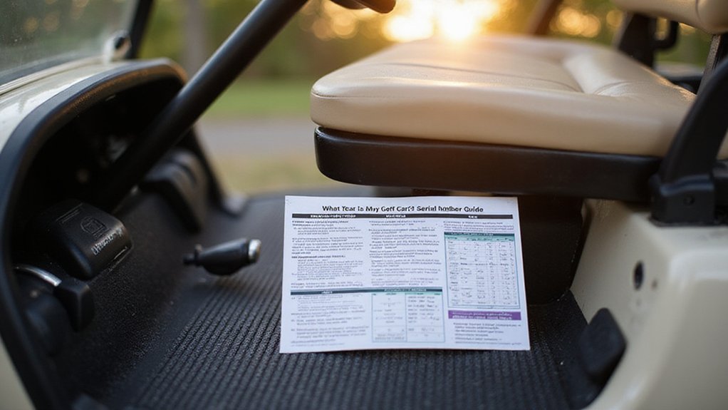 Read more about the article What Year Is My Yamaha Golf Cart? Serial Number Guide